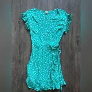 Billabong Turquoise Floral Dress